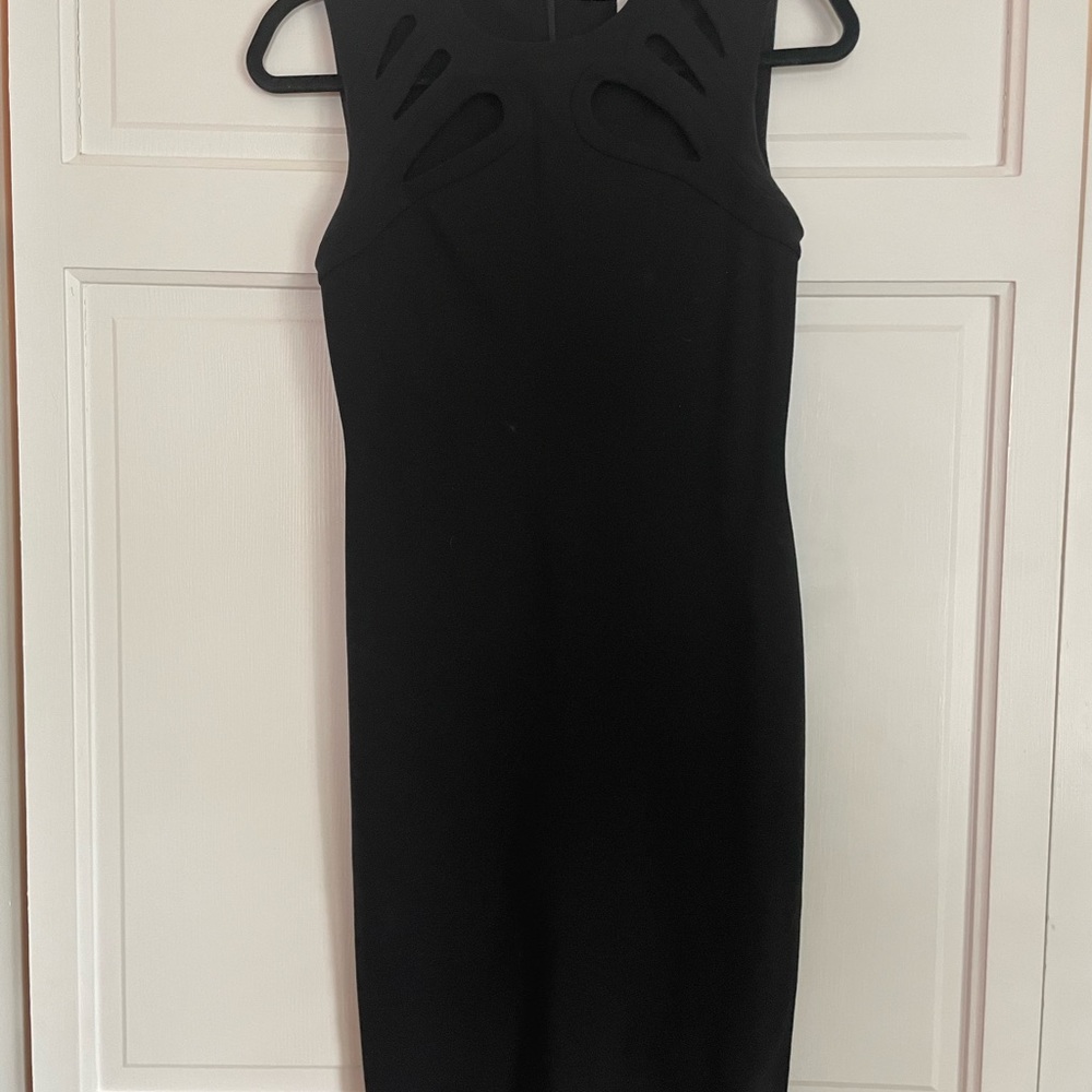 Diane von Furstenberg black dress DVF
